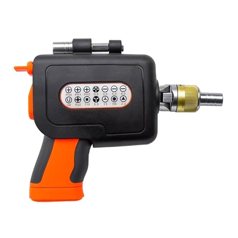 

Magnetic Screwdriver Set 180 Degree Adjustable Angle Screwdriver Ergonomic Tool Electronics Repair Kit Nut Driver 1