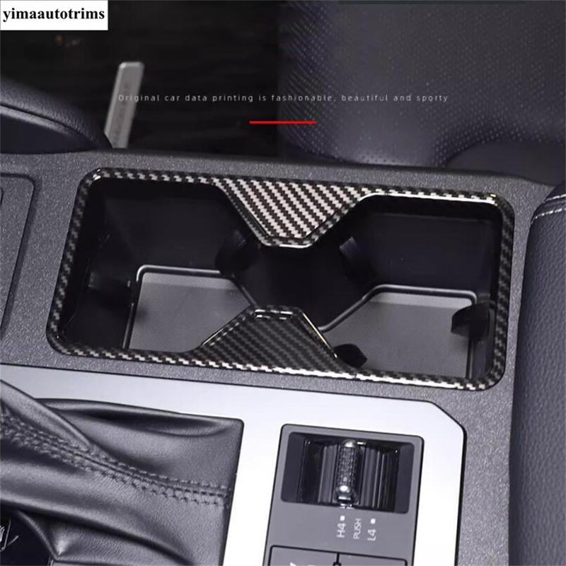 Central Console Front Water Cup Holder Panel Decoration Cover Trim Accessories For Toyota Land Cruiser 250 Prado LC250 2024 2025