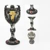 Creative 3D Gothic Wine Goblet Style Contain Dragon Claw Viking Skull Skeleton Punk Wine Glass Halloween Gifts Bar Drinkware Cup