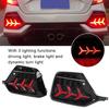 1 Pair Rear Bumper Lights Dynamic Turn Signal Replacement for Honda Civic Hatchback 2016-2020