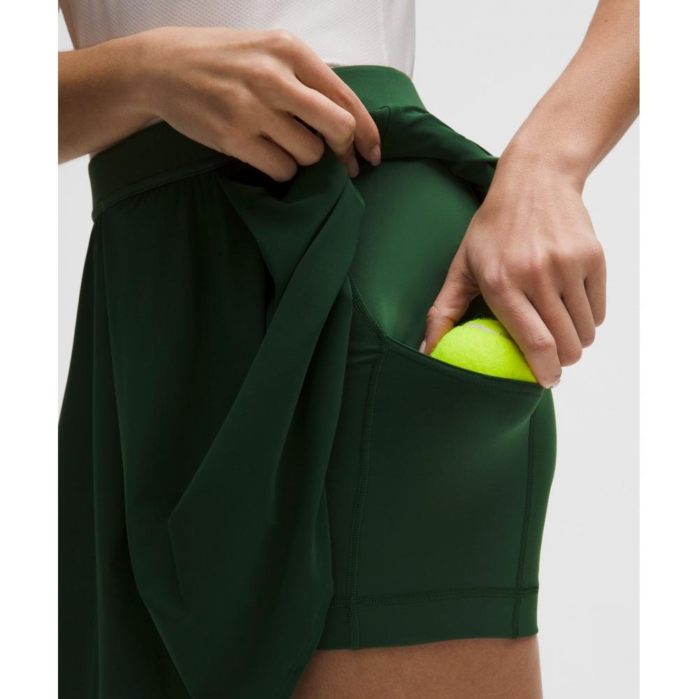 Lululemon Angled Pleat High Rise Tennis Skirt Ivy Grove