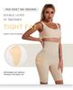 Plus Size High-Waisted Tummy Control & Hip-Enhancing Shaper Shorts with Padded Lifting Effect