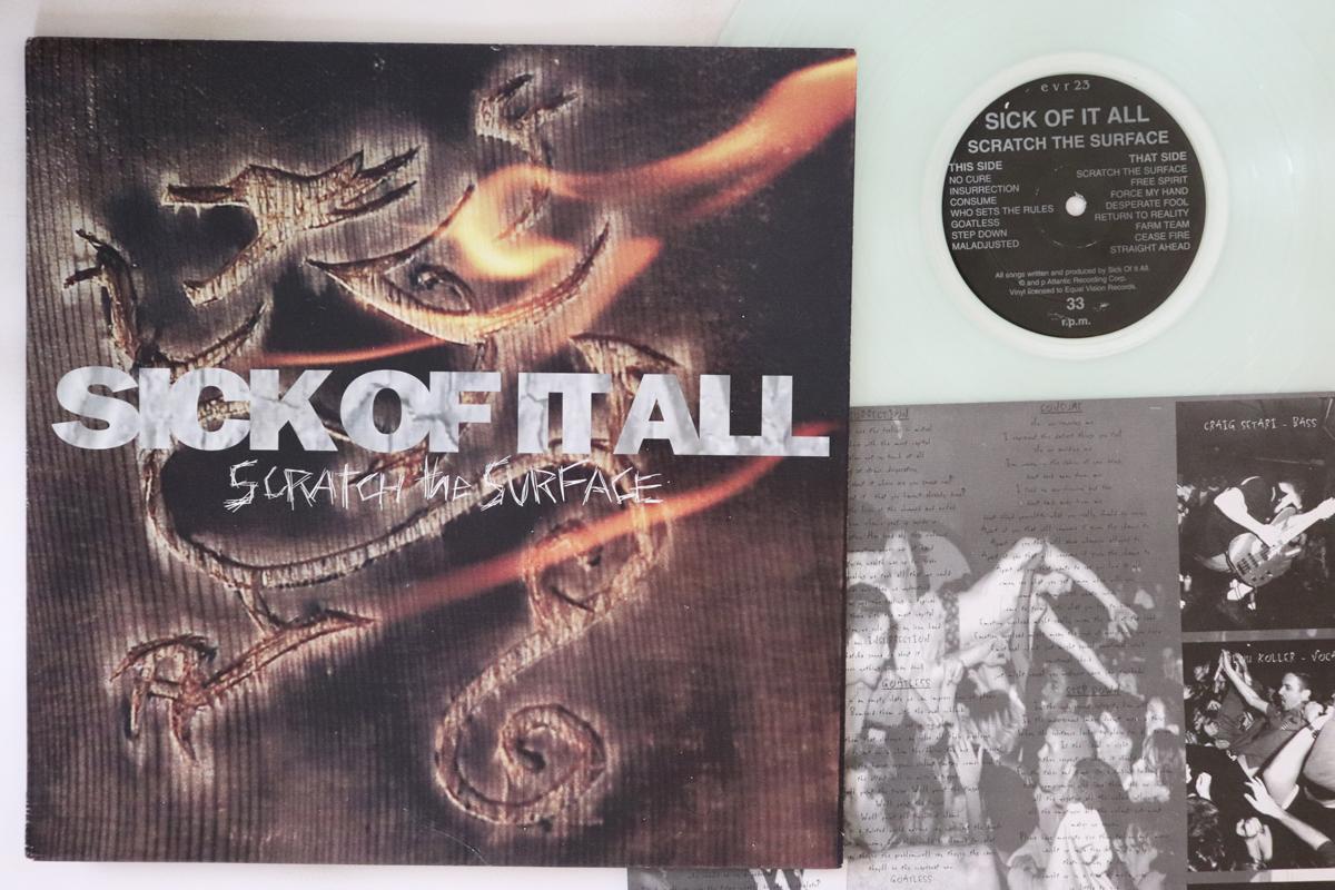

LP Record SICK OF IT ALL Scratch The Surface EVR23 EQUAL VISION 1994 US Rock Used