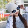 Knitted Glasses Hat Autumn And Winter Men'S And Women'S Ear Protection Wool Hat Fleece Warm Outdoor Ski Pullover Hat Tide