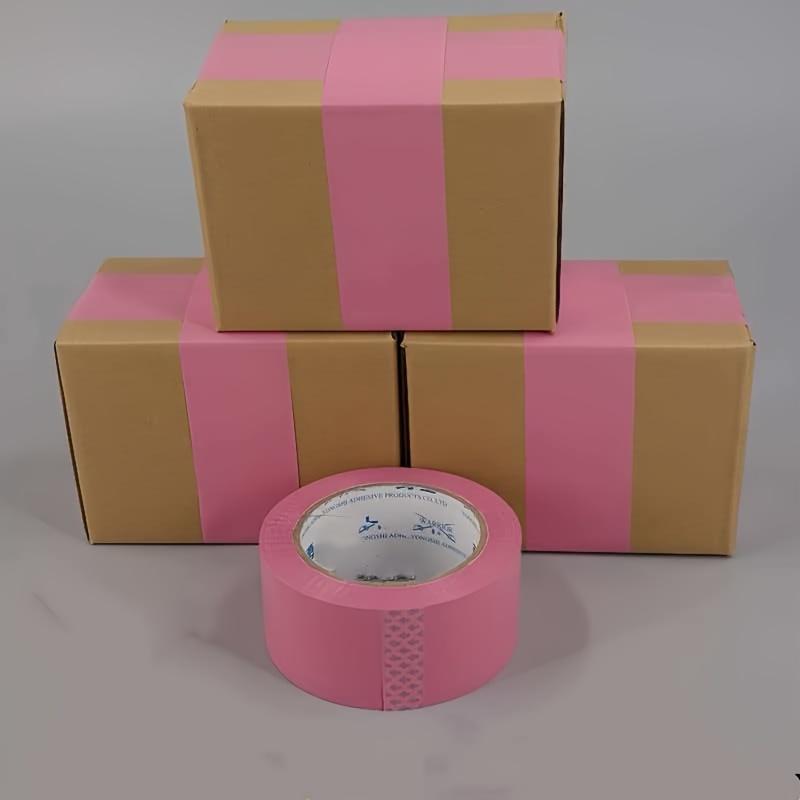 Versatile Pink Adhesive Tape, Sticky and Sturdy, Ideal for Packaging, Wrapping, Decorations and Office Scenarios