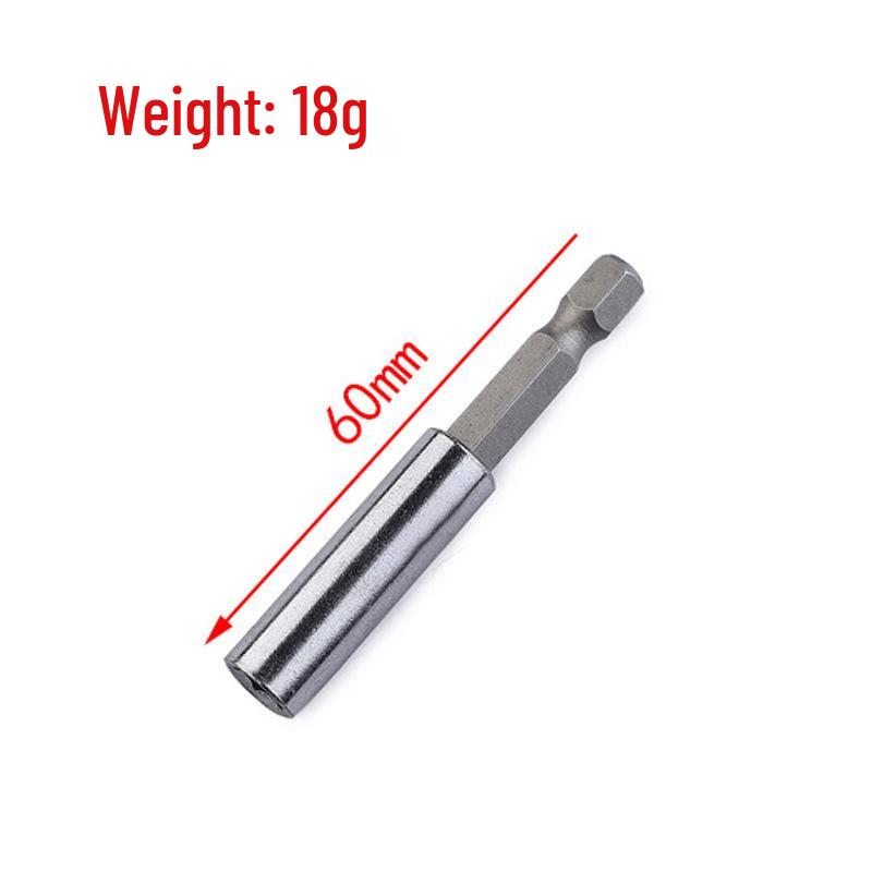 Hex Key Magnetic Extension Rod 1/4" Air Screwdriver Bit Socket