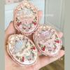 Flower Knows Strawberry Rococo Series Embossed Blush Palette 01 Angel Chanson 02 Pure Nursery Rhyme 03 Classical Ballet