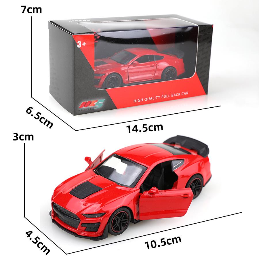 Norson 1:43 Alloy Metal Pull-Back Sports Car Model Toy for Boys