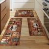 1PC Coffee Pattern Home Door Mats Kitchen Rugs Non-Slip Pop Design Living Room Rugs Bath Mat Carpet for Home Sink Laundry Decor
