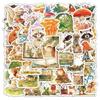 10/30/50pcs Kawaii Cartoon Fairy Tale Animal Stickers Cute Anime Style Plant Decals Notebook Water Bottle Phone Sticker Packing
