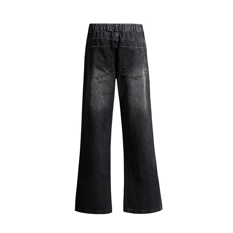 Chutang Men's American Retro Straight-Leg Jeans