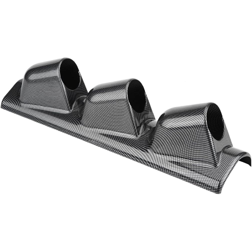 Universal Heavy Duty Racing Sport Meter Gauge Pillar Mount Pod Holder Bracket Gauge Holder (Three Hole)