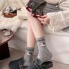 Heel Big Cat Socks, Women's Autumn and Winter Woolen Women's Socks, Thickened Warm Long Socks, Fluffy Mid-calf Socks