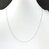 And My Jewelry Pt850 Platinum Chain Necklace 50cm Long Neck Chain [Your Box] - Screw-Type [Gift Wrapped]