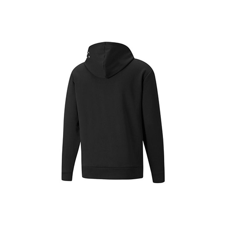 Puma Winterized Fleece-Lined Hooded Jacket Men Outerwear Black 84652801