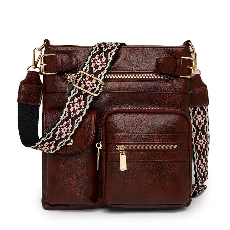 Fashion Designer Female Shoulder Bag Small PU Leather Female Crossbody Bag Ladies Trend Classic Handle Handbag Women Sling Bags