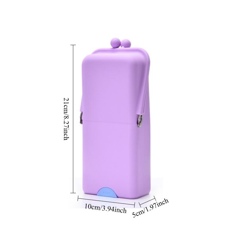 1pcs Silicone Makeup Brush Storage Bag Cosmetic Tool Travel Waterproof Makeup Silicone Organizer Portable Toiletry Storage Box