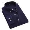 Herren Slim Fit Cordhemd - Einfarbig, Langarm, Große Größe, Lässig Business, Japanischer & Koreanischer Stil, Frühling/Herbst Trend
