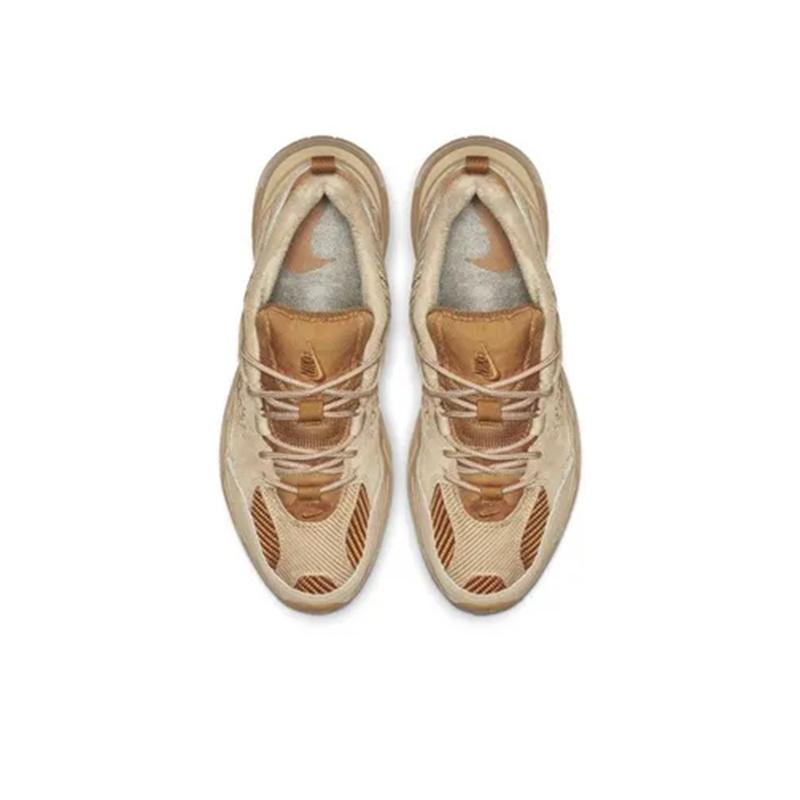 Nike M2K Tekno Synthetic Leather SP Comfortable Versatile Fashion Low-Top Kids Casual Shoes Kids Sneaker Wheat BY0074-200