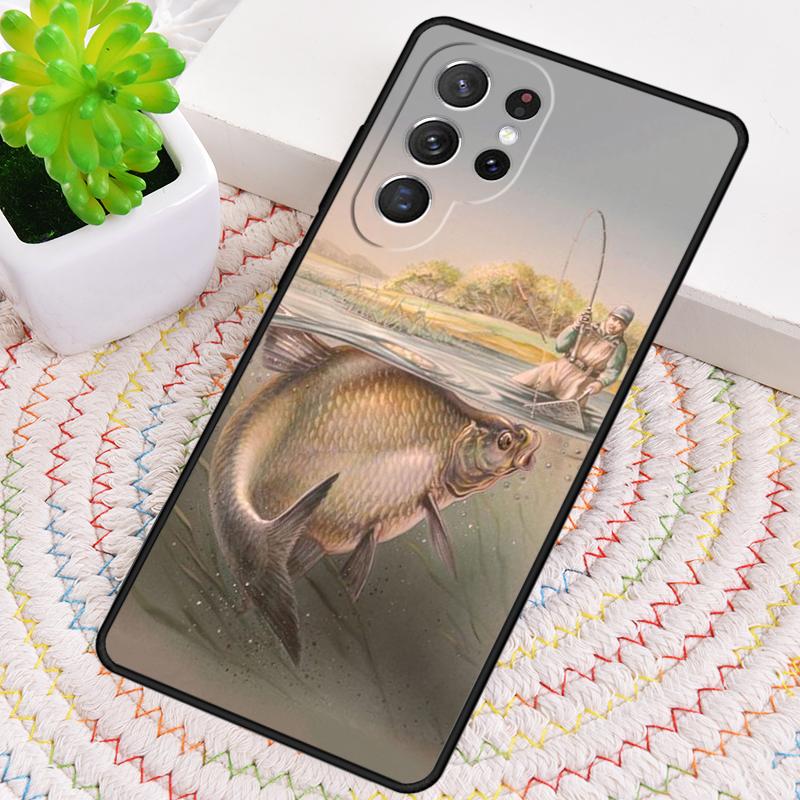 Carp Fishing Fish Phone Case for Samsung Galaxy Note 10 Pro S26 Ultra S23 S24 FE S25 S21 S22 PLUS Shockproof Cove