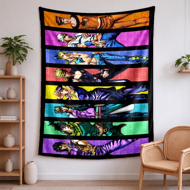 JOJO Tapestry wall decor—perfect for bedrooms living rooms and dorm rooms Easy to install it enhances your space and creates a warm comfortable atmo