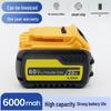 Compatible 6.0A Battery for DeWalt 20V-60V Tools