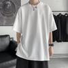 Summer clothes for big large soft XL [Poperdision] men, short-sleeved t-shirts, t-shirts, plain, large, size, light, silhouette, stylish, fashionable,