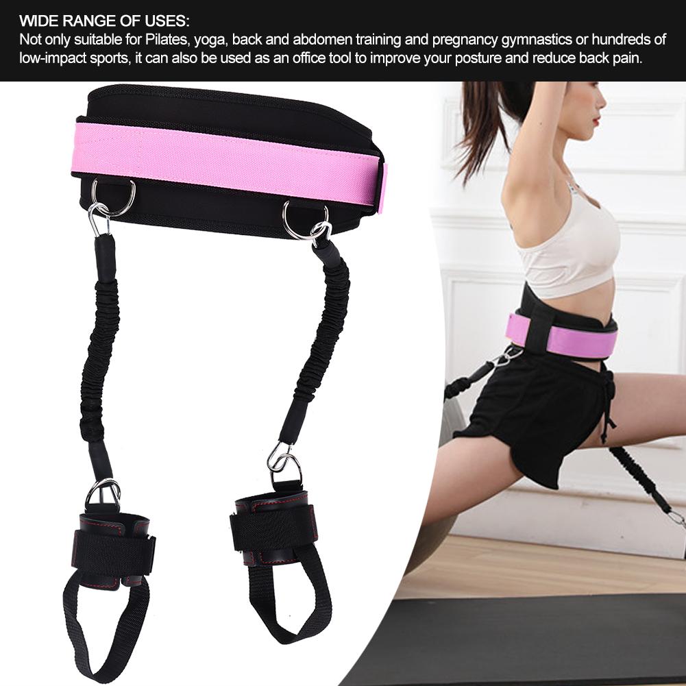 Bounce Trainer Resistance Band Training Rope Basketball Leg Strength Training StrapPink
