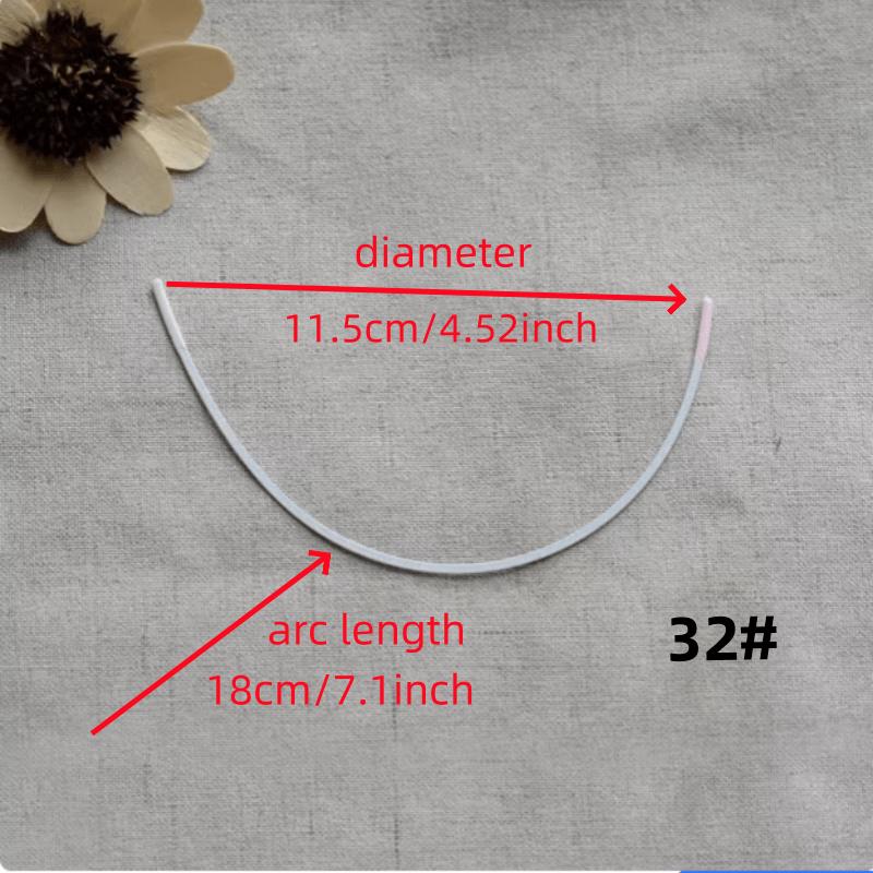 

1 пара белых косточек ручной работы для изготовления бюстгальтеров - Кустарные материалы для придания формы нижнему белью и поддержки бюстье, Бюстгальтер больших размеров, Идеально для декора комнаты 32# белый