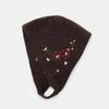 Retro Round Top Cap Floral Crochet Flower Turban Cute Earmuffs  Scarf Accessories