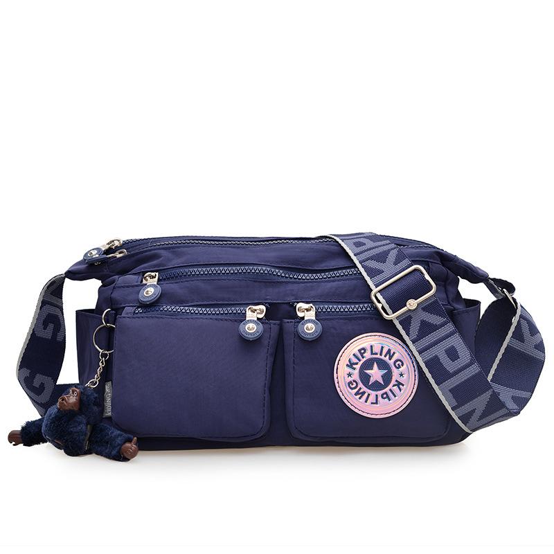 Spring and Summer Lightweight Multi-zipper Women's Crossbody Bag, Waterproof Crossbody Bag, Single-shoulder Bag