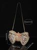 Luxury Rhinestone Bow Crystal Clutch Evening Bag