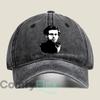 Portrait Silhouette Fashion Washed Baseball Cap Hat Outdoor Activities