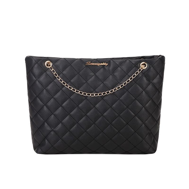 Borsa Grande Lingge Borsa a Catena Borsa da Donna Borsa a Spalla Grande Capacità