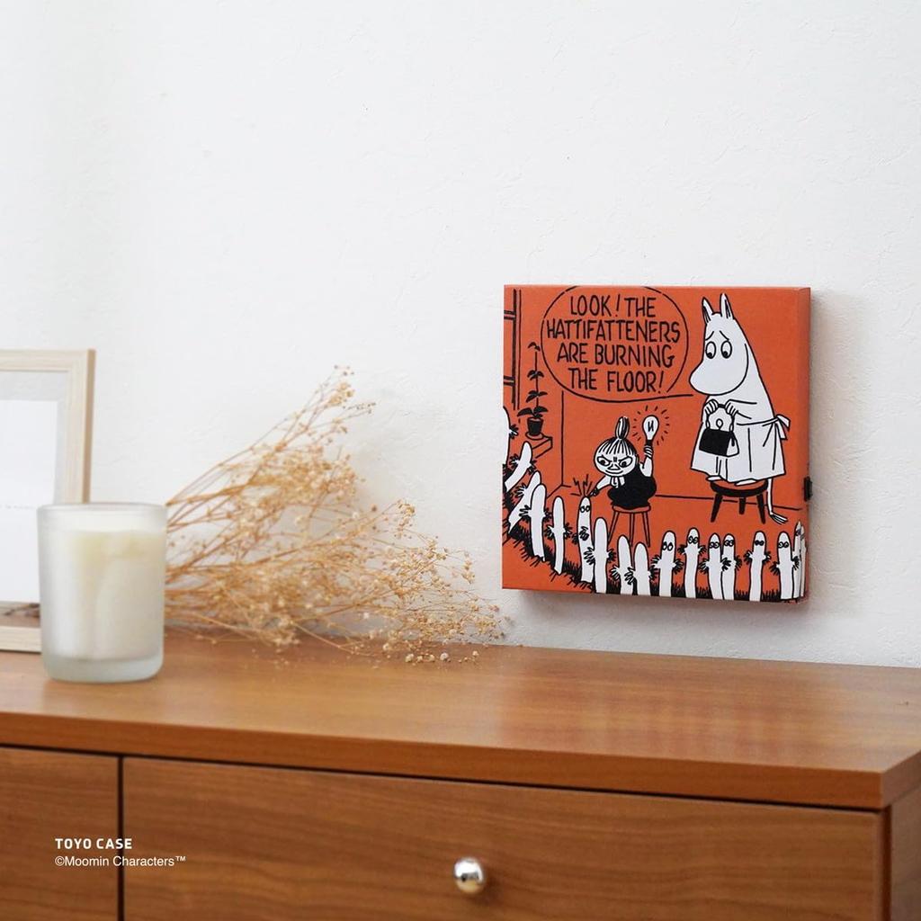 Toyo Case LED Canvas Art Moomin W20 X X with Sound Sensor Series, D2.5 H20cm, LCA-MMN, (RED)