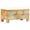 Storage Bench Recycled Solid Wood 80 X 40 X 40 Cm
