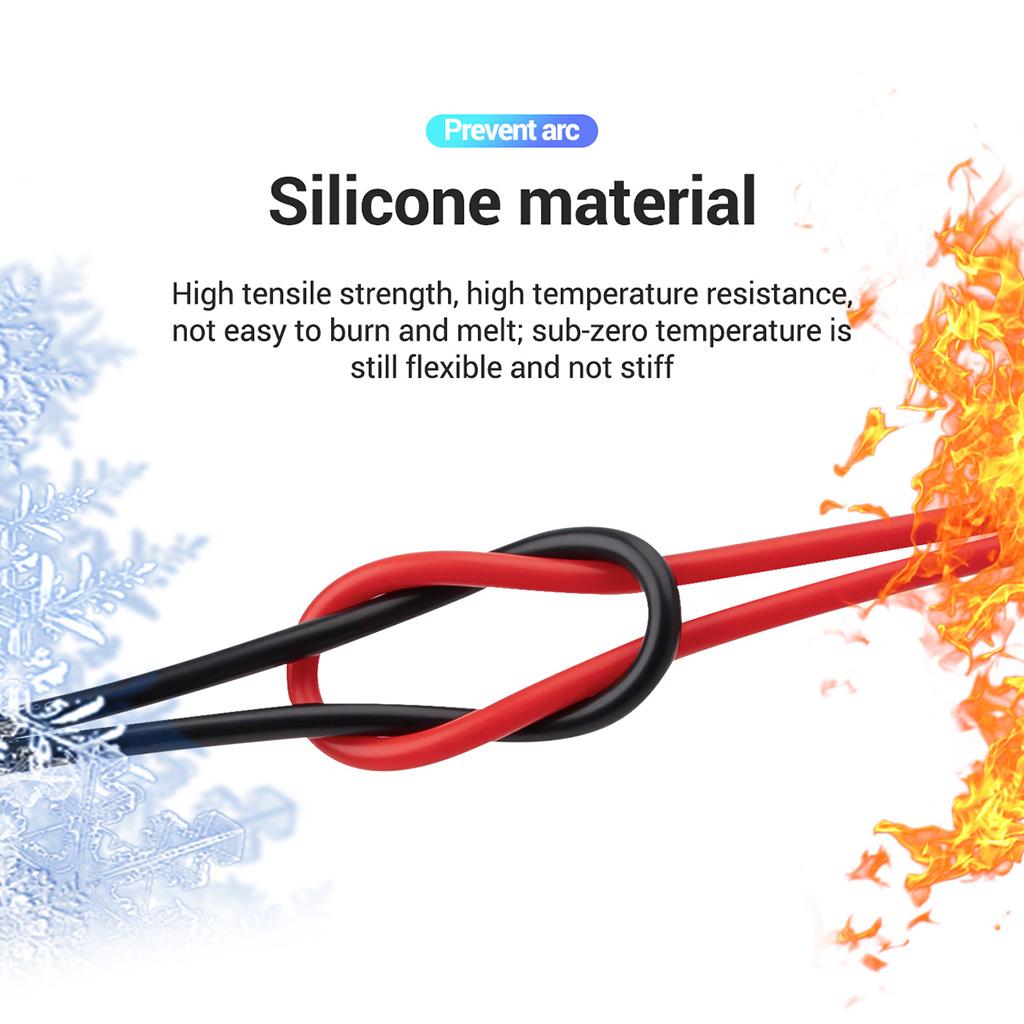 Upgraded Multimeter Test Lead Electrical Multitester Leads Automotive Multimeter Probe Electronic Test Lead Silicone