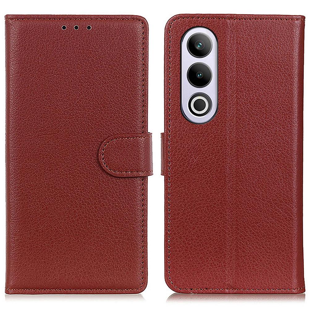 For OnePlus Nord CE4 5G Case Litchi Texture PU Leather Wallet Stand Phone Cover