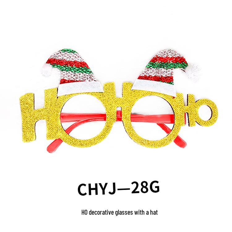 Kreative Weihnachtsbrillen - Weihnachtsmann, Schneemann, Geweih für Erwachsene & Kinder