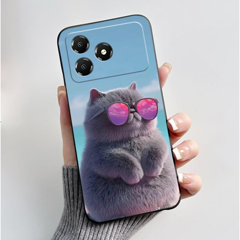 Phone Casing For ZTE Blade A36 Case Z2472 Aesthetic Luxury Cute Cool Boys Girls Black Matte Soft Silicone Protective Back Cover