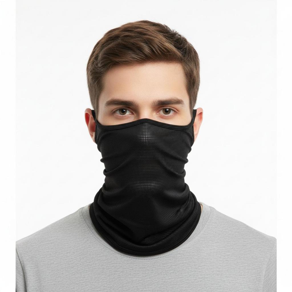 [PLLPHHP] UPF50+ UV Cut Cooling Face Mask with Cooling Function,