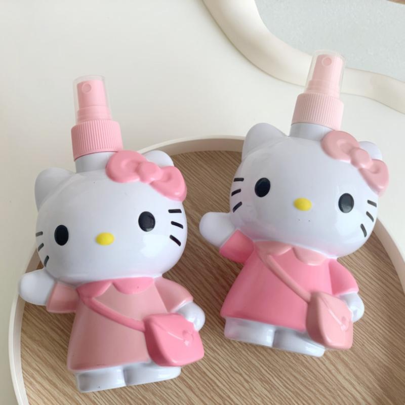 Hello Kitty Dispenser Bottle Storage Containers Cosmetics Perfume Container Bottle Travel Dispenser Bottles Portable Supplies