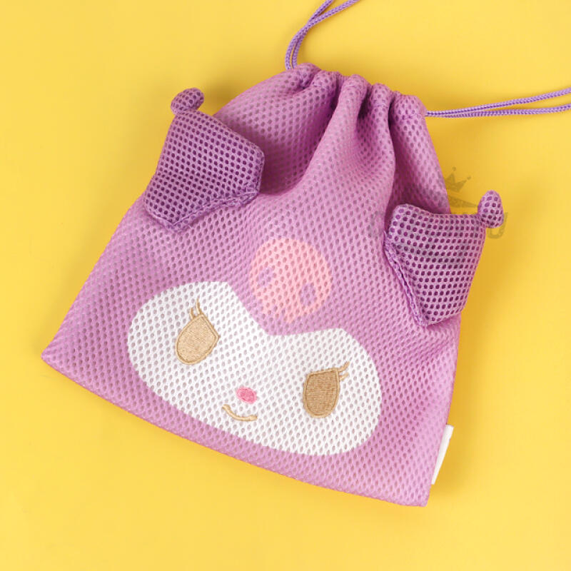 [Sanrio] Kuromi Mesh Aperture Pouch Single product