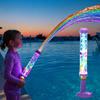 Leuchtender Regenbogen LED Wassersicher Sommerlicht Sprinkler Spielzeug Kinder Hoch Wasser Sprinkler