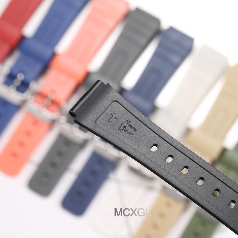 Resin Watch Accessories Suitable for Casio F-91W F-84 F-94 F-105 Men's Replacement Band  Waterproof Watch Band Rubber Strap