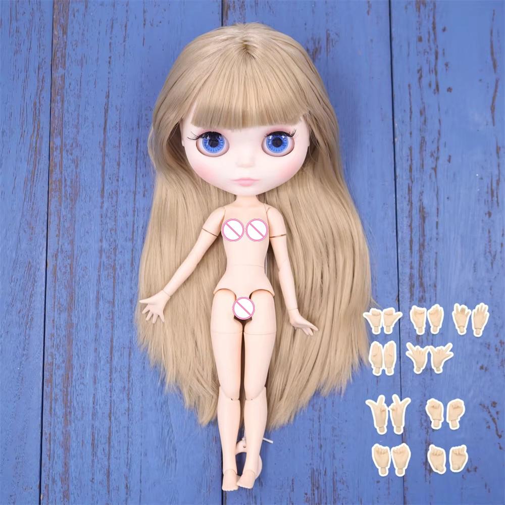 ICY DBS panenka Blyth Bílá pleť Lesklá tvář Matná tvář Kloubové tělo se sadou rukou A&B 1/6 bjd vhodné pro DIY make-up Speciální cena