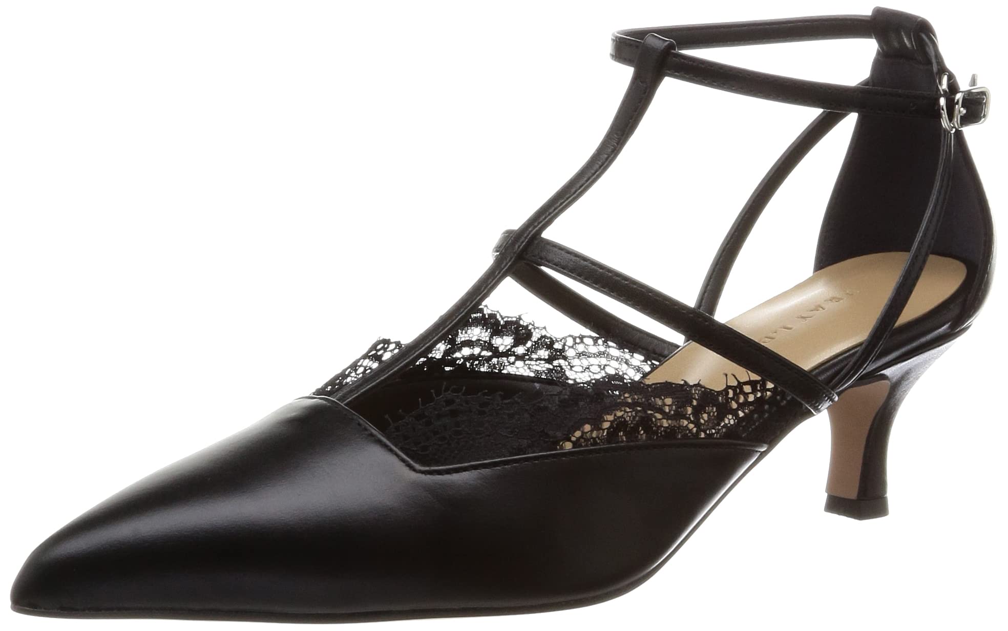 

FRAY I.D. Women s Narrow Strap Pumps FWGS224318, Black, Size 23.5 cm