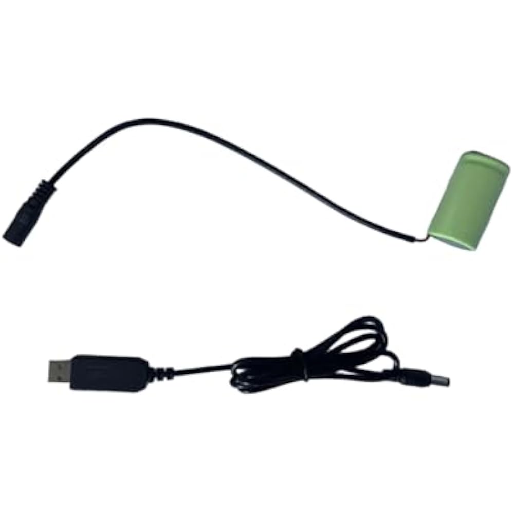 USB To C Cell Dummy Battery 5V To 1.5V Converter with 4 Ft Cable Continuous USB Power for Lantern...