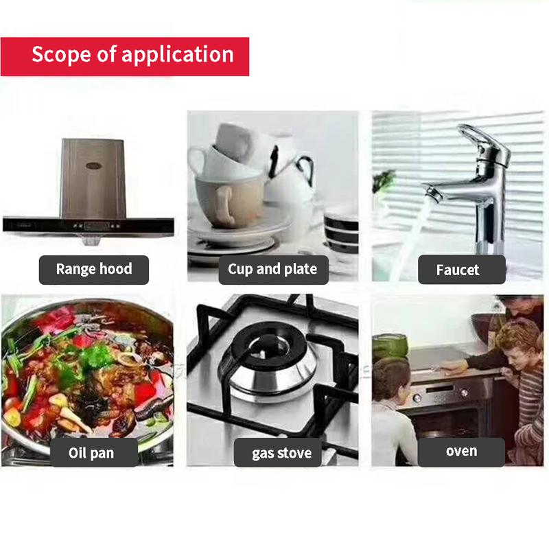 10Pcs Kitchen Scrubbing Sponge Steel Wire Dish Brush Cleaner Pads Cleaning Tools