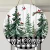 Winter Wreaths for Front Door, Winter Door Decorations Wall Decor, January Wreaths 12 Inch, Hello Winter Door Sign Door Hanger, Rustic Natural
